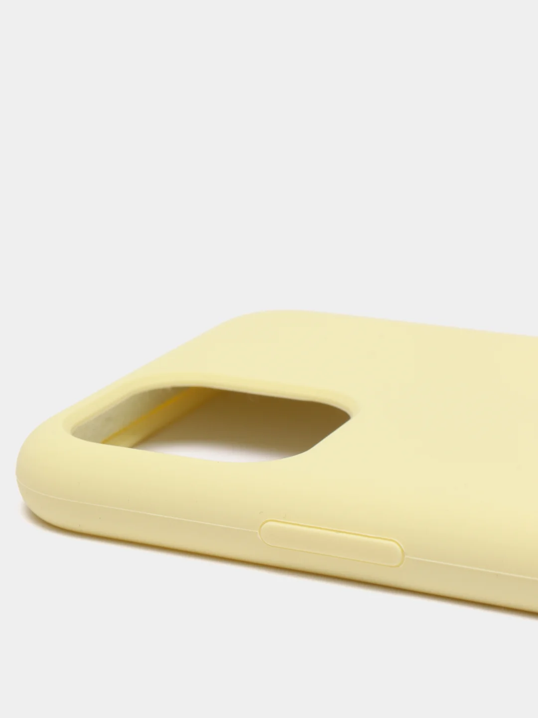 Желтый чехол-накладка для IPhone 11 Pro пластик+Soft Touch Sillicone Case c логотипом