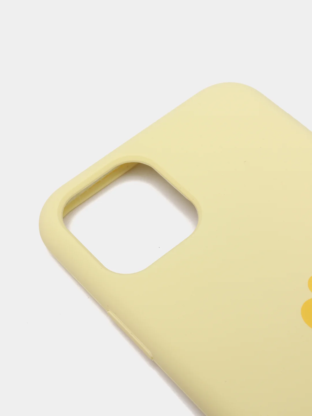 Желтый чехол-накладка для IPhone 11 Pro пластик+Soft Touch Sillicone Case c логотипом