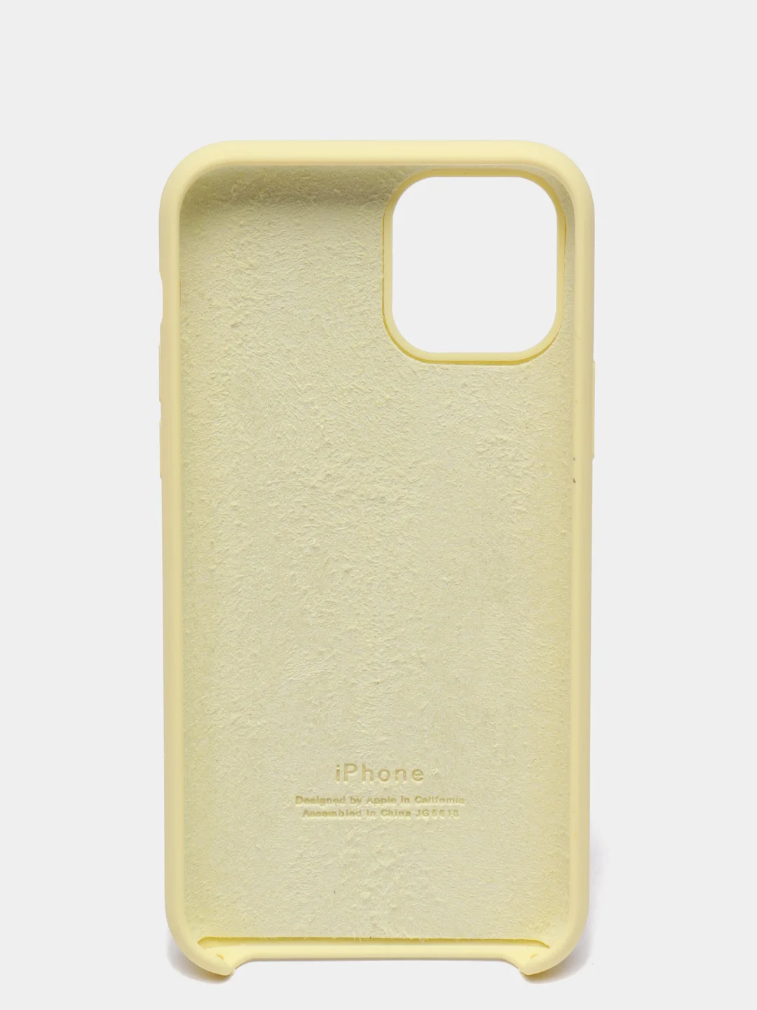 Желтый чехол-накладка для IPhone 11 Pro пластик+Soft Touch Sillicone Case c логотипом