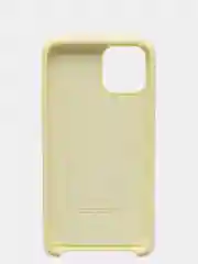 Желтый чехол-накладка для IPhone 11 Pro пластик+Soft Touch Sillicone Case c логотипом