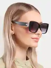 Черный женские солнцезащитные очки с защитой от УФО