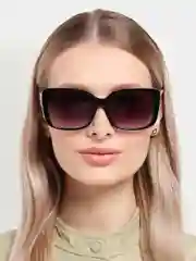 Черный женские солнцезащитные очки с защитой от УФО