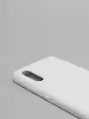 Белый чехол с бархатом внутри для Samsung A02 / M02