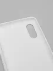 Белый чехол с бархатом внутри для Samsung A02 / M02