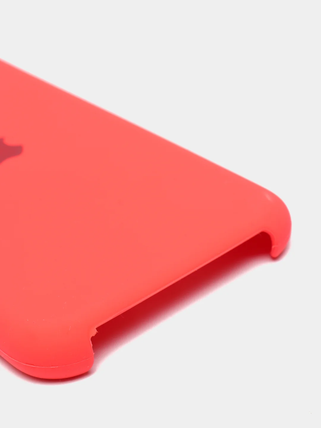 Кораллово-розовый чехол-накладка для IPhone 11 Pro пластик+Soft Touch Sillicone Case c логотипом