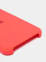 Кораллово-розовый чехол-накладка для IPhone 11 Pro пластик+Soft Touch Sillicone Case c логотипом