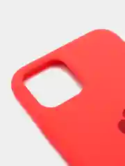 Кораллово-розовый чехол-накладка для IPhone 11 Pro пластик+Soft Touch Sillicone Case c логотипом
