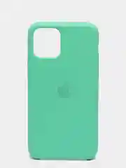 Мятный чехол-накладка для IPhone 11 Pro пластик+Soft Touch Sillicone Case c логотипом