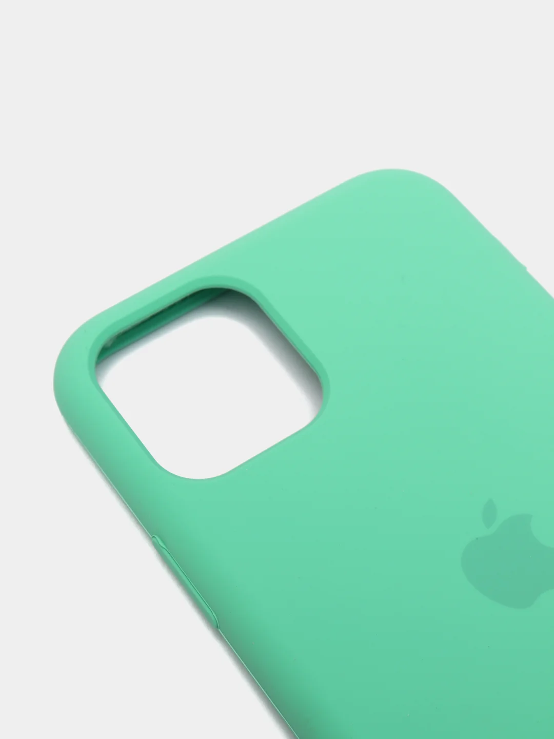 Мятный чехол-накладка для IPhone 11 Pro пластик+Soft Touch Sillicone Case c логотипом