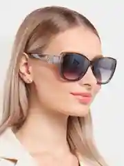 Серый металлик солнцезащитные очки с защитой от ультрафиолета UV400