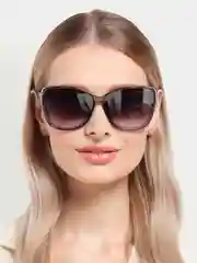 Серый металлик солнцезащитные очки с защитой от ультрафиолета UV400