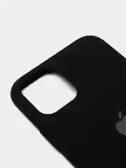 Черный чехол-накладка для IPhone 11 Pro пластик+Soft Touch Sillicone Case c логотипом