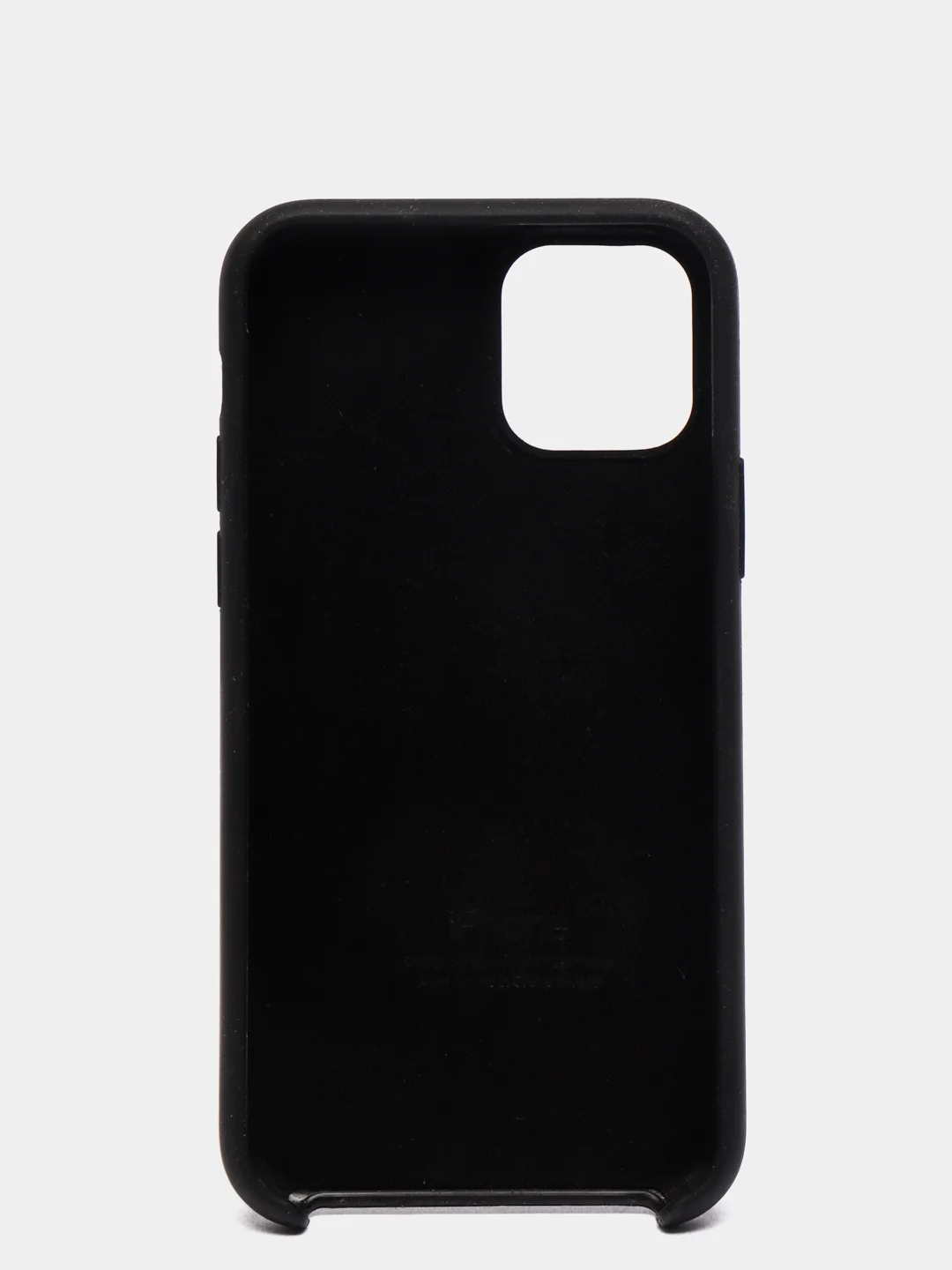 Черный чехол-накладка для IPhone 11 Pro пластик+Soft Touch Sillicone Case c логотипом