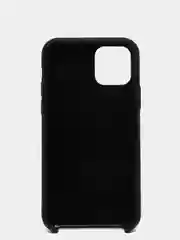 Черный чехол-накладка для IPhone 11 Pro пластик+Soft Touch Sillicone Case c логотипом
