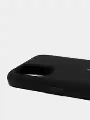 Черный чехол-накладка для IPhone 11 Pro пластик+Soft Touch Sillicone Case c логотипом