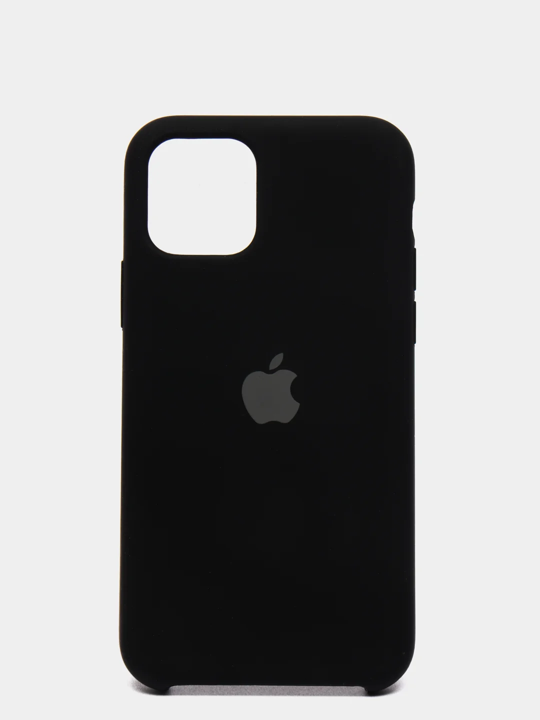 Черный чехол-накладка для IPhone 11 Pro пластик+Soft Touch Sillicone Case c логотипом