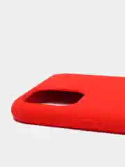Красный чехол-накладка для IPhone 11 Pro пластик+Soft Touch Sillicone Case c логотипом
