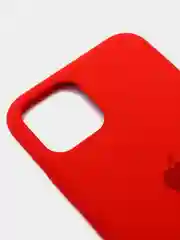 Красный чехол-накладка для IPhone 11 Pro пластик+Soft Touch Sillicone Case c логотипом