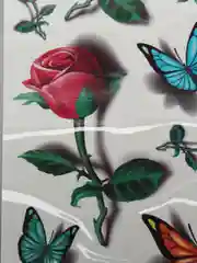 Голубой татуировка временная