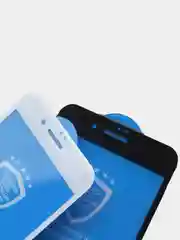 Белый закаленное защитное стекло 10D/15D на iPhone 7/8 7Plus/8Plus