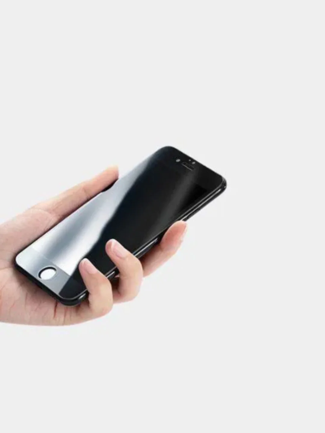 Черный закаленное защитное стекло 10D/15D на iPhone 7/8 7Plus/8Plus