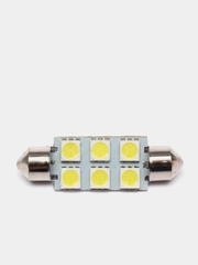 Автомобильная светодиодная лампа 5050 6SMD салона, освещения багажника, заднего номера