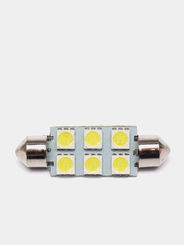 Автомобильная светодиодная лампа 5050 6SMD салона, освещения багажника, заднего номера