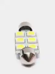 Автомобильная светодиодная лампа 5050 6SMD салона, освещения багажника, заднего номера