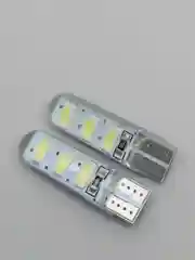 Лампа светодиодная 12V W5W/T10 CANBUS 6SMD (5630) с встроенной обманкой комплект 2 шт