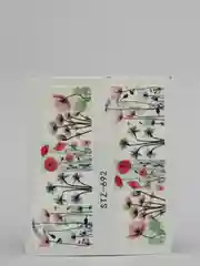 Красный слайдеры для дизайна ногтей