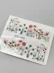 Красный слайдеры для дизайна ногтей