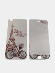 Защитное стекло iPhone 6 / Айфон 6S 2 в 1 Эйфелева башня  mobus