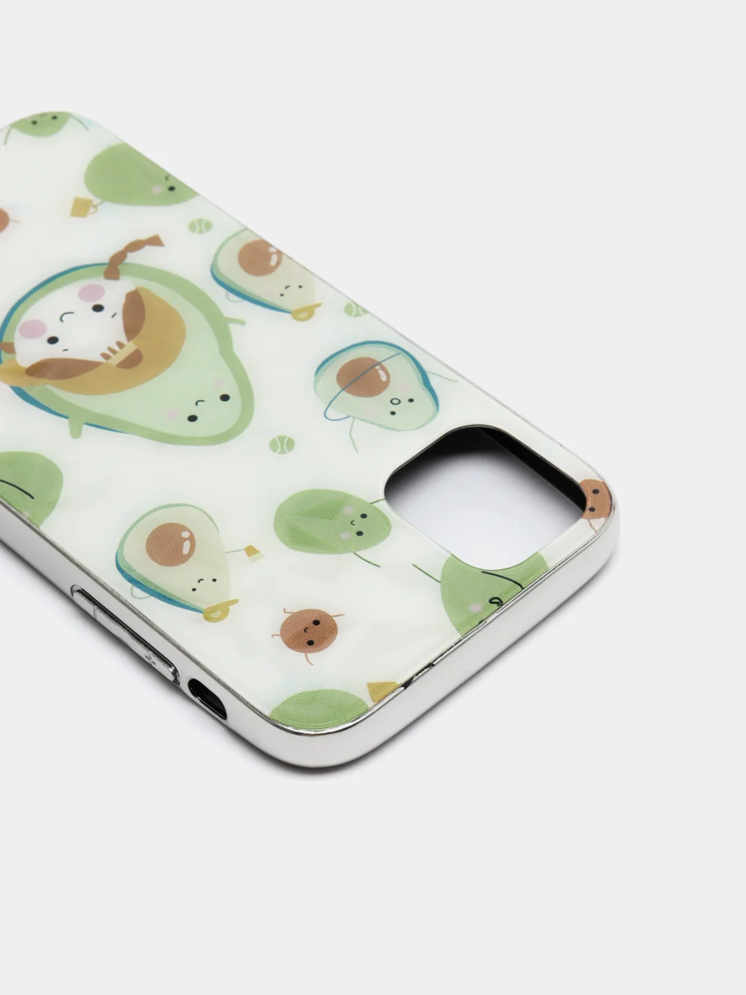 Зеленый чехол iPhone 11, из оргстекла