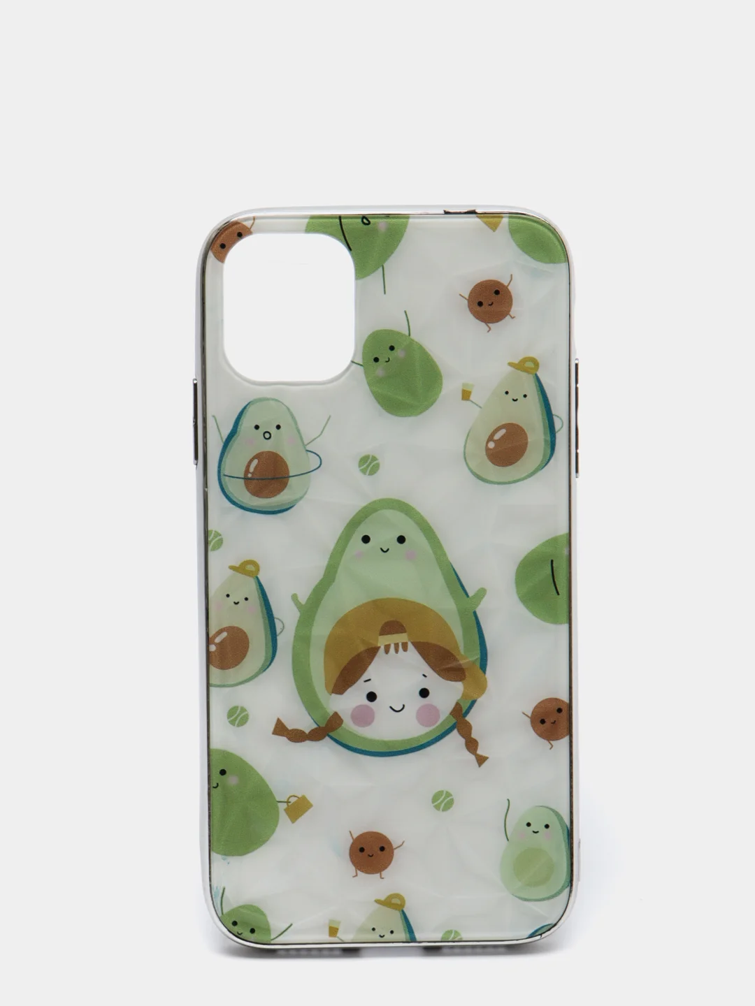Зеленый чехол iPhone 11, из оргстекла