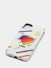 Белый чехол iPhone 11, из оргстекла