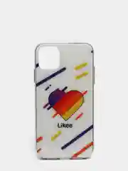 Белый чехол iPhone 11, из оргстекла