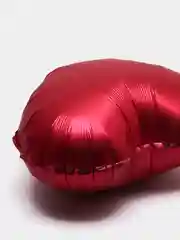 Красный матовый воздушный шар "Звезда", "Сердце"