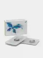 Черный цветные контактные линзы Офтальмикс Баттерфляй Butterfly One Month