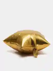 Золотой матовый воздушный шар "Звезда", "Сердце"