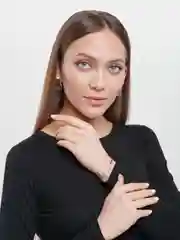 Бирюзовый браслет красная нить с кулоном