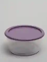 Аметистовый контейнер круглый, низкий