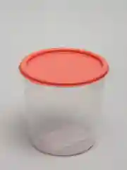 Коралловый контейнер круглый, высокий