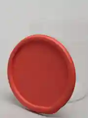 Коралловый контейнер круглый, высокий