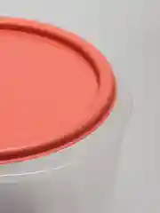 Коралловый контейнер круглый, высокий