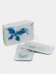 Голубой цветные контактные линзы Офтальмикс Баттерфляй Butterfly One Month