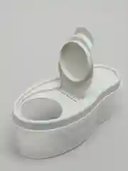 Белый контейнер для сыпучих продуктов Альто