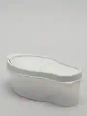 Белый контейнер для сыпучих продуктов Альто