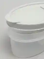 Белый контейнер для сыпучих продуктов Альто