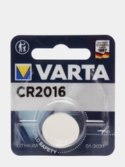 Батарейка VARTA CR2016, литиевая 3 V