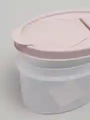 Белый контейнер для сыпучих продуктов Альто
